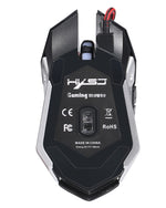 Mouse da gioco cablato luminoso colorato HXSJ S100 a 6 tasti, S100