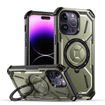 Custodia per telefono con supporto magnetico MagSafe serie Armor, For iPhone 13 Pro Max, For iPhone 12 / 12 Pro, For iPhone 12 Pro Max, For iPhone 11
