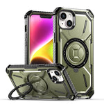 Custodia per telefono con supporto magnetico MagSafe serie Armor, For iPhone 13 Pro Max, For iPhone 12 / 12 Pro, For iPhone 12 Pro Max, For iPhone 11