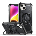 Custodia per telefono con supporto magnetico MagSafe serie Armor, For iPhone 13 Pro Max, For iPhone 12 / 12 Pro, For iPhone 12 Pro Max, For iPhone 11