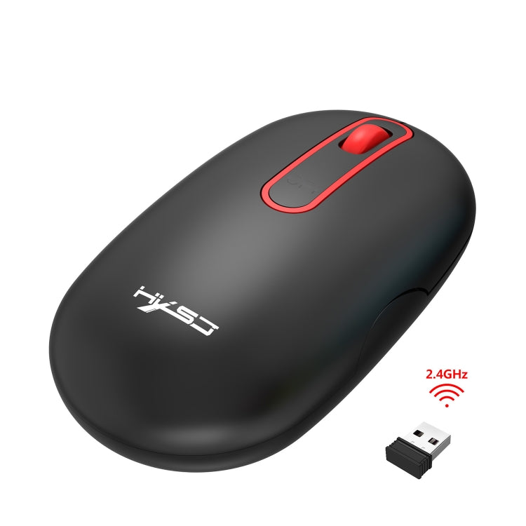 HXSJ T15 2.4GHz 4 tasti mouse muto senza fili, T15 Black, T15 White