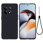 Custodia per telefono a copertura totale antiurto in silicone liquido di colore puro, For OnePlus Ace 2 / 11R
