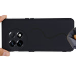 Custodia per telefono a copertura totale antiurto in silicone liquido di colore puro, For OnePlus Ace 2 / 11R