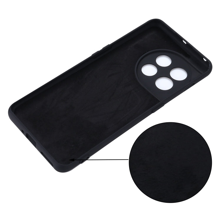 Custodia per telefono a copertura totale antiurto in silicone liquido di colore puro, For OnePlus Ace 2 / 11R