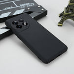 Custodia per telefono a copertura totale antiurto in silicone liquido di colore puro, For OnePlus Ace 2 / 11R