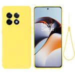 Custodia per telefono a copertura totale antiurto in silicone liquido di colore puro, For OnePlus Ace 2 / 11R