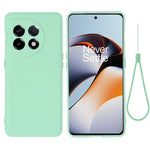 Custodia per telefono a copertura totale antiurto in silicone liquido di colore puro, For OnePlus Ace 2 / 11R