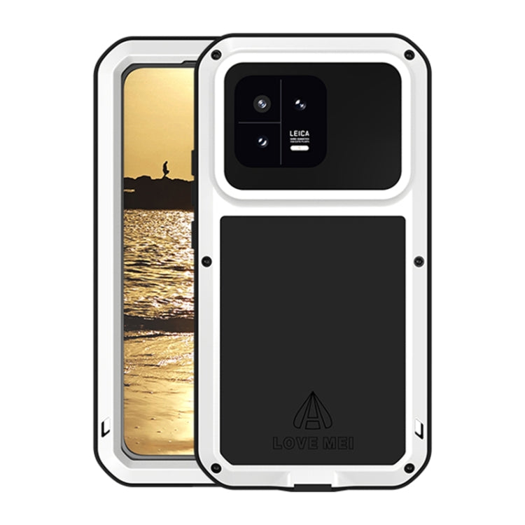 Custodia per telefono antipolvere impermeabile LOVE MEI in metallo antiurto, For Xiaomi 13, For Xiaomi 13 Pro