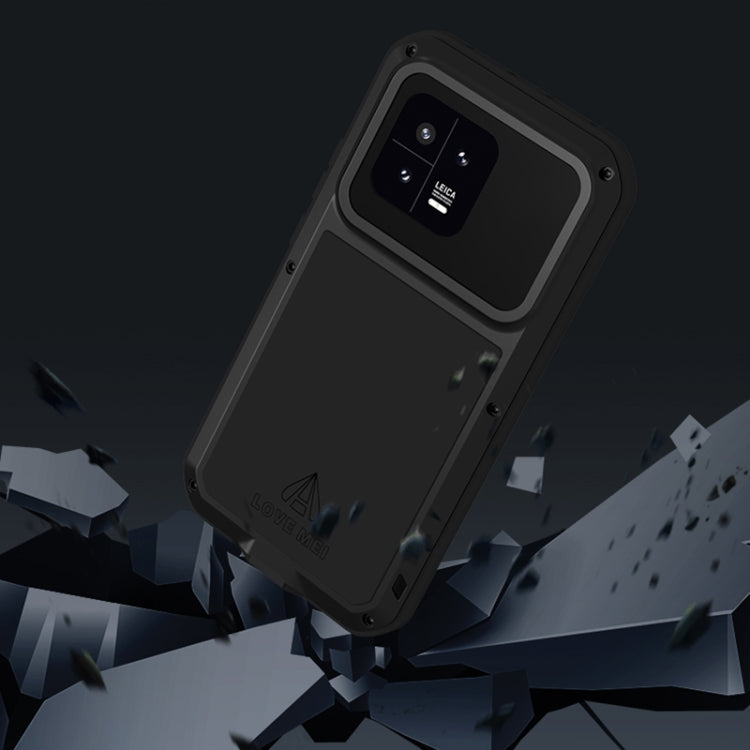 Custodia per telefono antipolvere impermeabile LOVE MEI in metallo antiurto, For Xiaomi 13, For Xiaomi 13 Pro