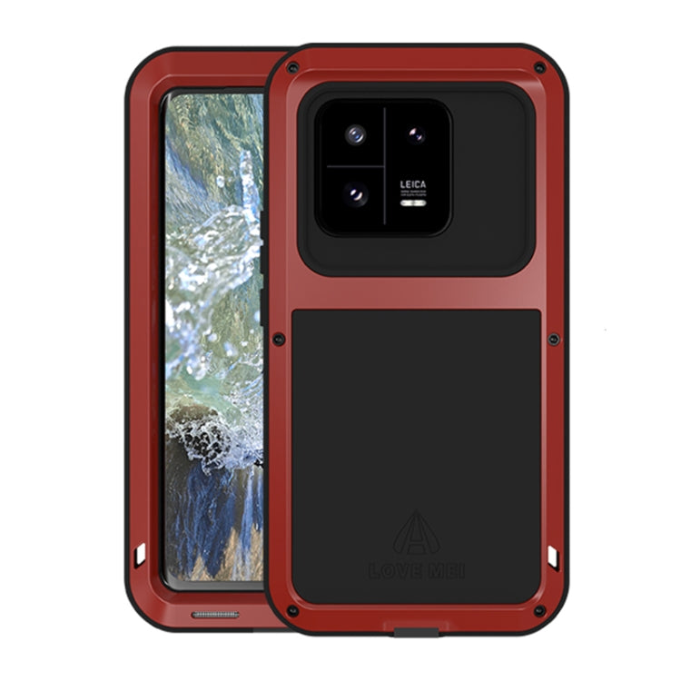 Custodia per telefono antipolvere impermeabile LOVE MEI in metallo antiurto, For Xiaomi 13, For Xiaomi 13 Pro