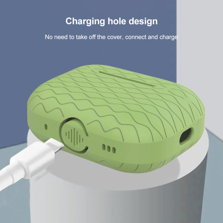 Custodia per auricolari in silicone con motivo a onde, For AirPods Pro 2