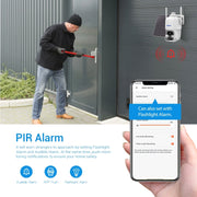 ESCAM G24 3MP WiFi Smart Night Vision Citofono vocale bidirezionale Supporto per telecamera solare Full HD Riconoscimento AI Allarme PIR, G24