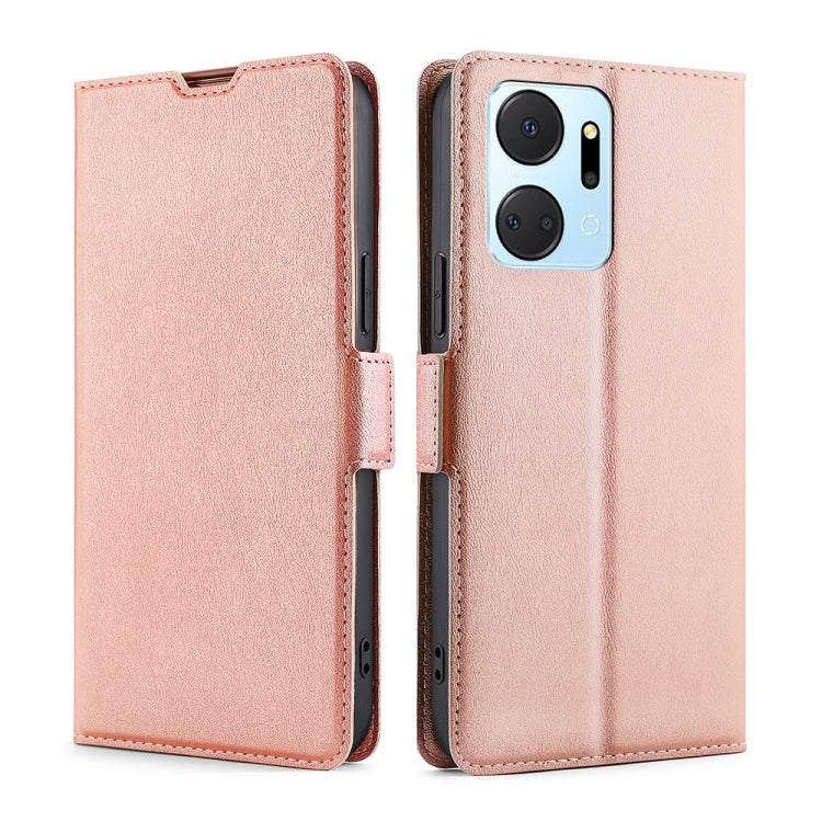 Custodia per telefono in pelle flip orizzontale con fibbia laterale ultrasottile, For Motorola Moto G Play 2023, For Honor X7A, For Honor X8A