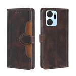 Custodia per telefono in pelle con fibbia magnetica Skin Feel, For Motorola Moto G Play 2023, For Honor X7A, For Honor X8A
