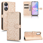 Custodia per telefono in pelle con trama a nido d'ape, For OPPO A58 5G, For OPPO Reno8 T 4G, For OPPO Reno9 Pro, For OPPO Reno9 Pro+