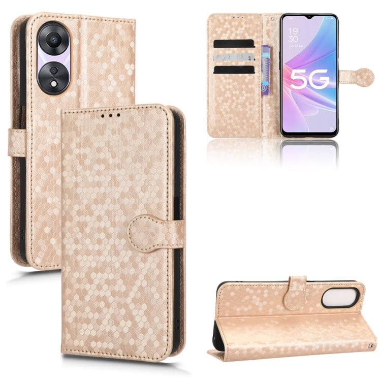 Custodia per telefono in pelle con trama a nido d'ape, For OPPO A58 5G, For OPPO Reno8 T 4G, For OPPO Reno9 Pro, For OPPO Reno9 Pro+
