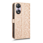 Custodia per telefono in pelle con trama a nido d'ape, For OPPO A58 5G, For OPPO Reno8 T 4G, For OPPO Reno9 Pro, For OPPO Reno9 Pro+