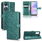 Custodia per telefono in pelle con trama a nido d'ape, For OPPO A58 5G, For OPPO Reno8 T 4G, For OPPO Reno9 Pro, For OPPO Reno9 Pro+