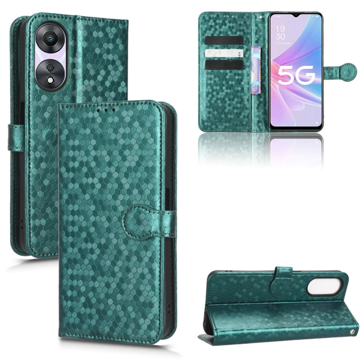 Custodia per telefono in pelle con trama a nido d'ape, For OPPO A58 5G, For OPPO Reno8 T 4G, For OPPO Reno9 Pro, For OPPO Reno9 Pro+