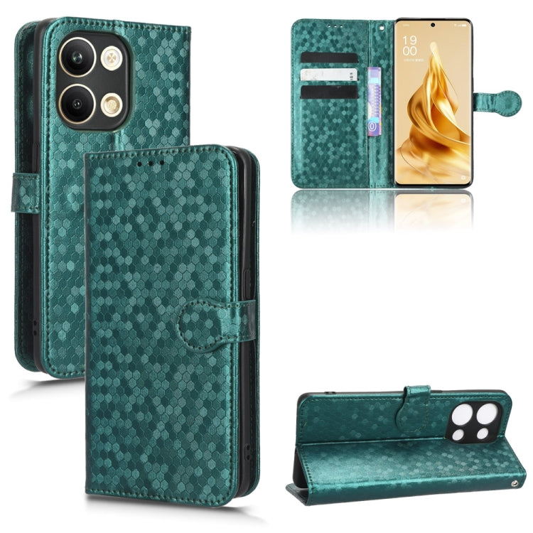 Custodia per telefono in pelle con trama a nido d'ape, For OPPO A58 5G, For OPPO Reno8 T 4G, For OPPO Reno9 Pro, For OPPO Reno9 Pro+