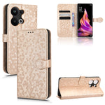 Custodia per telefono in pelle con trama a nido d'ape, For OPPO A58 5G, For OPPO Reno8 T 4G, For OPPO Reno9 Pro, For OPPO Reno9 Pro+