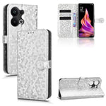 Custodia per telefono in pelle con trama a nido d'ape, For OPPO A58 5G, For OPPO Reno8 T 4G, For OPPO Reno9 Pro, For OPPO Reno9 Pro+