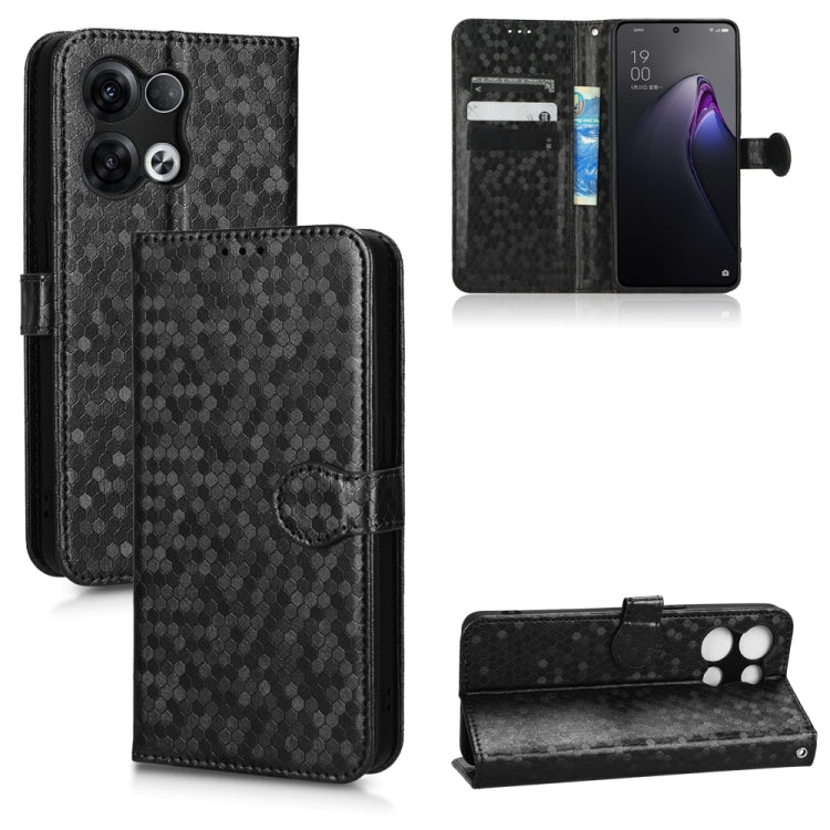 Custodia per telefono in pelle con trama a nido d'ape, For OPPO Reno8 Pro+ 5G, For Realme 10 4G, For Realme 10 Pro, For Realme 10 Pro+