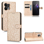 Custodia per telefono in pelle con trama a nido d'ape, For OPPO Reno8 Pro+ 5G, For Realme 10 4G, For Realme 10 Pro, For Realme 10 Pro+