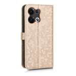 Custodia per telefono in pelle con trama a nido d'ape, For OPPO Reno8 Pro+ 5G, For Realme 10 4G, For Realme 10 Pro, For Realme 10 Pro+