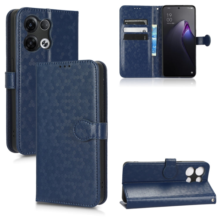 Custodia per telefono in pelle con trama a nido d'ape, For OPPO Reno8 Pro+ 5G, For Realme 10 4G, For Realme 10 Pro, For Realme 10 Pro+
