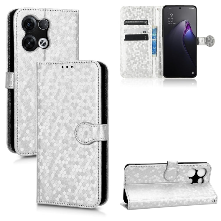 Custodia per telefono in pelle con trama a nido d'ape, For OPPO Reno8 Pro+ 5G, For Realme 10 4G, For Realme 10 Pro, For Realme 10 Pro+