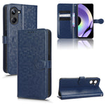 Custodia per telefono in pelle con trama a nido d'ape, For OPPO Reno8 Pro+ 5G, For Realme 10 4G, For Realme 10 Pro, For Realme 10 Pro+