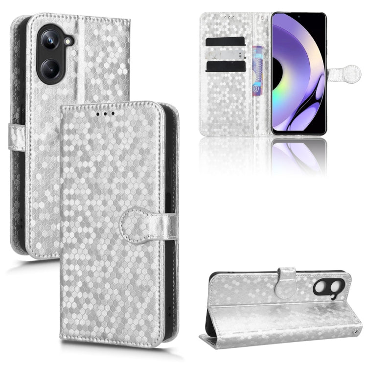 Custodia per telefono in pelle con trama a nido d'ape, For OPPO Reno8 Pro+ 5G, For Realme 10 4G, For Realme 10 Pro, For Realme 10 Pro+
