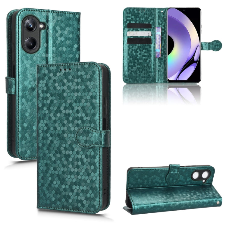Custodia per telefono in pelle con trama a nido d'ape, For OPPO Reno8 Pro+ 5G, For Realme 10 4G, For Realme 10 Pro, For Realme 10 Pro+