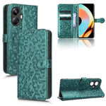 Custodia per telefono in pelle con trama a nido d'ape, For OPPO Reno8 Pro+ 5G, For Realme 10 4G, For Realme 10 Pro, For Realme 10 Pro+