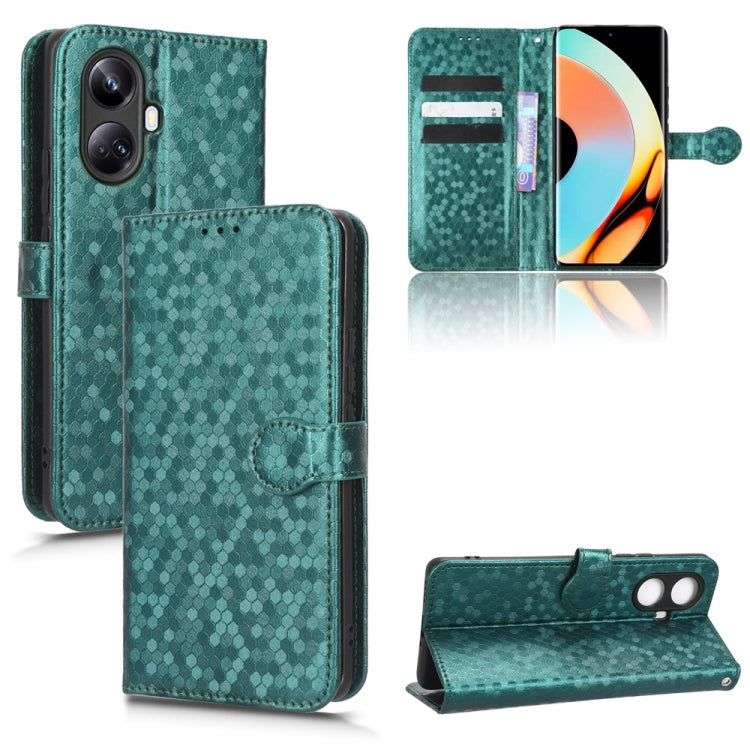 Custodia per telefono in pelle con trama a nido d'ape, For OPPO Reno8 Pro+ 5G, For Realme 10 4G, For Realme 10 Pro, For Realme 10 Pro+