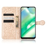 Custodia per telefono in pelle con trama a nido d'ape, For Realme C22 4G, For Realme GT Neo 3