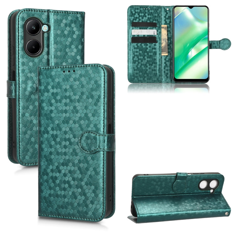 Custodia per telefono in pelle con trama a nido d'ape, For Realme C22 4G, For Realme GT Neo 3
