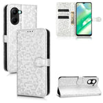 Custodia per telefono in pelle con trama a nido d'ape, For Realme C22 4G, For Realme GT Neo 3