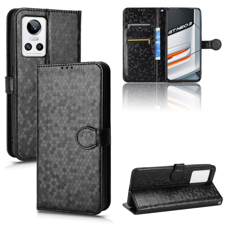 Custodia per telefono in pelle con trama a nido d'ape, For Realme C22 4G, For Realme GT Neo 3