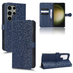 Custodia per telefono in pelle con trama a nido d'ape, For Samsung Galaxy S23 5G, For Samsung Galaxy S23+ 5G, For Samsung Galaxy S23 Ultra 5G, For Samsung Galaxy A54 5G
