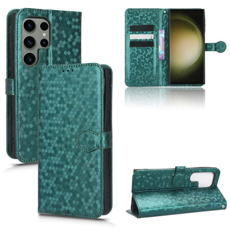 Custodia per telefono in pelle con trama a nido d'ape, For Samsung Galaxy S23 5G, For Samsung Galaxy S23+ 5G, For Samsung Galaxy S23 Ultra 5G, For Samsung Galaxy A54 5G