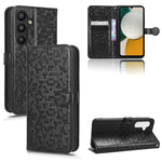 Custodia per telefono in pelle con trama a nido d'ape, For Samsung Galaxy A34 5G, For Samsung Galaxy A14 5G, For Samsung Galaxy A14 4G, For Samsung Galaxy A04e