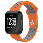 Per cinturino da polso di ricambio in silicone bicolore Fitbit Versa