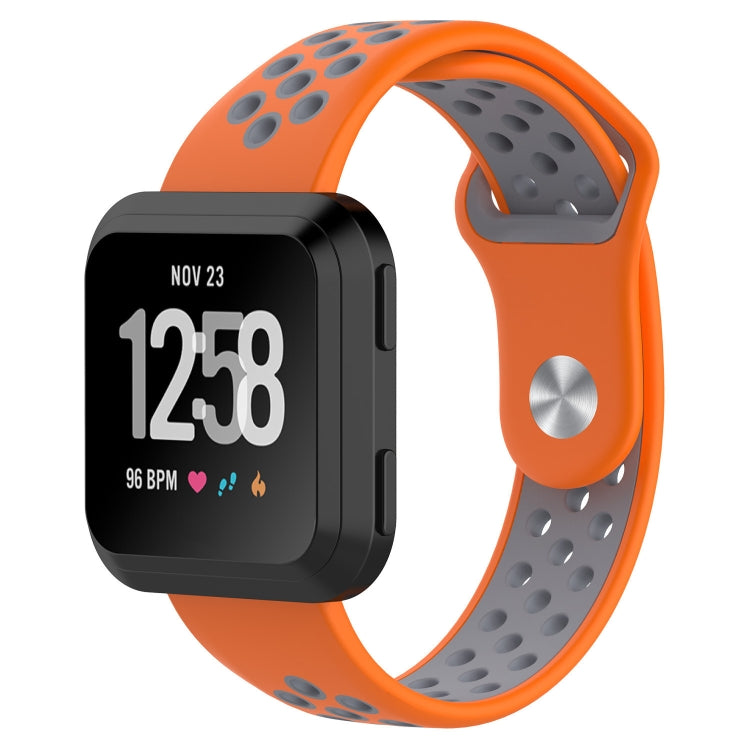 Per cinturino da polso di ricambio in silicone bicolore Fitbit Versa