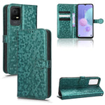 Custodia per telefono in pelle con trama a nido d'ape, For TCL Ion X, For TCL 405 / TCL 406 T506D, For Motorola Moto E13 4G, For Motorola Moto X40 Pro