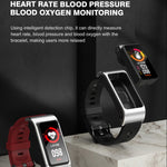 H21 1.14 pollici Silicon Band Staccabile Smart Watch Supporto Misurazione della temperatura / Chiamata Bluetooth / Controllo vocale, Silicon Band (Red), Silicon Band (Black)