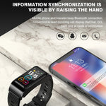 H21 1.14 pollici Silicon Band Staccabile Smart Watch Supporto Misurazione della temperatura / Chiamata Bluetooth / Controllo vocale, Silicon Band (Red), Silicon Band (Black)