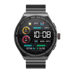 BM01 Cinturino in acciaio da 1,45 pollici IP68 Impermeabile Smart Watch Supporto Chiamata Bluetooth / NFC, Steel Band (Black), Steel Band (Silver)