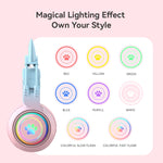 T25 RGB Stereo Cat Ear Cuffie wireless Bluetooth con microfono staccabile